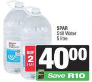 Spar Still Water-For 2 x 5Ltr