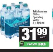 Tsitsikamma Still Or Sparkling Water-6 x 500ml 