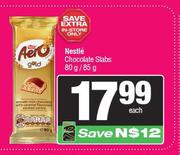 Nestle Chocolate Slabs 80g/85g-Each