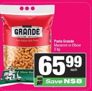 Pasta Grande Macaroni Or Elbow-3kg Each