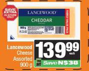 Lancewood Cheese Assorted-900g