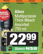 Albex Multipurpose Thick Bleach Assorted-750ml