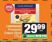 Lancewood Processed Cheese Slices-175g