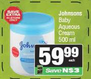 Johnsons Baby Aqueous Cream-500ml