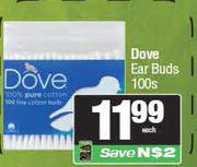 Dove Ear Buds-100s Pack