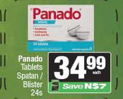 Panado Tablets Spatan/Blister-24s Pack