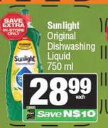 Sunlight Original Dishwashing Liquid-750ml