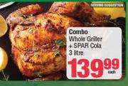Whole Griller + Spar Cola 3ltr Combo-Each