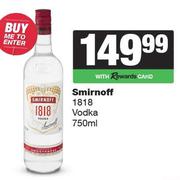 Smirnoff 1818 Vodka-750ml