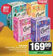 Carnival Sweet Red, Sweet White, Sweet Rose, Dry Red Or Dry White-5Ltr Each