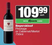 Beyerskloof Pinotage Or Cabernet/Merlot-750ml Each