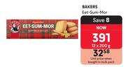 Bakers Eet-Sum-Mor Biscuits-12 x 200g