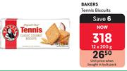 Bakers Tennis Biscuits-12 x 200g