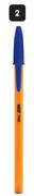 BIC Orange Fine Ball Pen (Blue)-Per 60 Pack