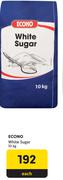 Econo White Sugar-10kg