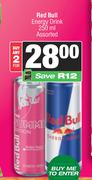 Red Bull Energy Drink Assorted-For Any 2 x 250ml 