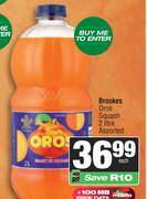Brookes Oros Squash Assorted-2Ltr