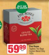 Five Roses Tagless Tea Bags Ceylon Blend Only-102s Pack