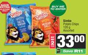 Simba Potato Chips Assorted-For Any 2 x 120g