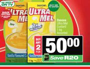 Danone Ultra Mel Custard Assorted-For 2 x 1Kg
