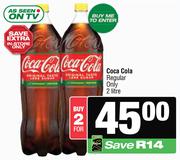 Coca-Cola (Regular Only)-For 2 x 2Ltr
