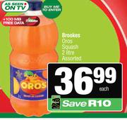 Brookes Oros Squash Assorted-2Ltr