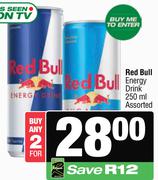 Red Bull Energy Drink Assorted-For Any 2 x 250ml 