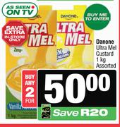 Danone Ultra Mel Custard Assorted-For Any 2 x 1kg