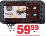 Spar Bakery Speckled Egg Chocolate Log Cake