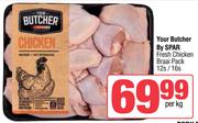 Your Butcher By Spar Fresh Chicken Braai Pack (12's/16's Pack)-Per Kg