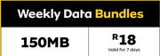 MTN Weekly Data Bundle 150MB (Valid For 7 Days)