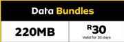 MTN Data Bundle 220MB (Valid For 30 Days)