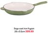Sage Cast Iron Frypan 26 x 5.5cm