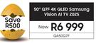 Samsung 50" Q7F 4K QLED Vision AI TV 2025 QA50Q7F