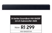 Samsung B-Series Soundbar 2.0 Ch Subwoofer 2025 HW-B400F/XA
