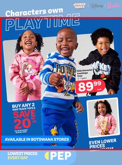 PEP Botswana : Characters Own Playtime (25 March - 18 April 2026), page 1