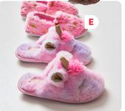 Younger Girls Slippers Sizes 4-1-Per Pair