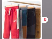Younger Boys Track Bottoms 2-7 Years (Priced From)