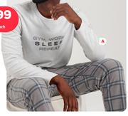 Men's PJ Sets XS-XXL (Priced From)-Per Set