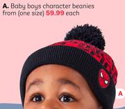 Disney Baby Boys Character Beanies From (One Size)-Each