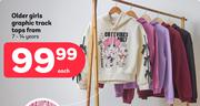 Older Girls Graphic Track Tops 7-14 Years (Priced From)