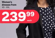 Women's Dresses From (XS-XXL)-Each