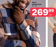 Men's Jackets From (XS-XXL)-Each