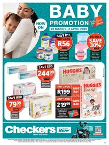 Checkers Gauteng, Brits, Klerksdorp, Limpopo, Mpumalanga, North West, Potchefstroom & Rustenburg : Baby Promotion (23 March - 06 April 2026)