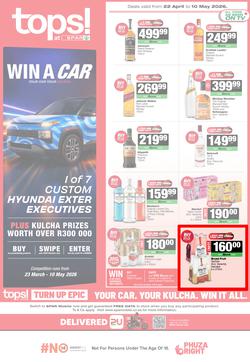 TOPS at SPAR : Win A Car (23 April - 10 May 2026), page 1