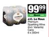 J.C.Le Roux Premium Sparkling Wine Cans-6 x 300ml