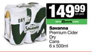 Savanna Premium Cider Dry Cans-6 x 500ml