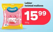 Lekker Twisted Mallows-100g