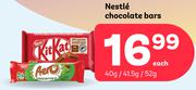 Nestle Chcolate Bars-40g/41.5g/52g-Each