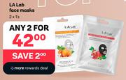 LA Lab Face Masks-For 2 x 1's